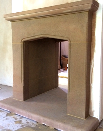 handmade stone fireplaces